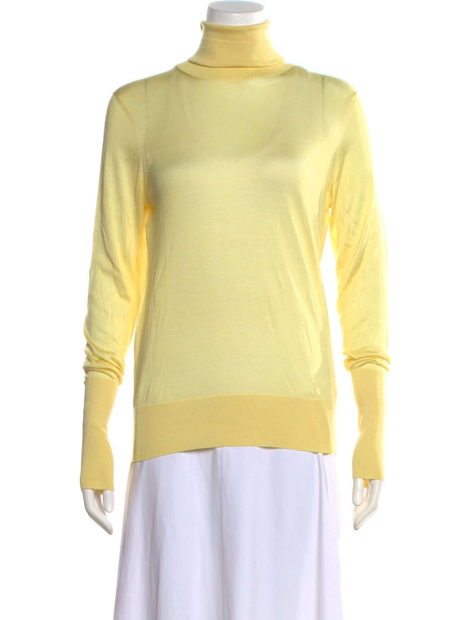 Victoria Beckham Silk Turtleneck Sweater