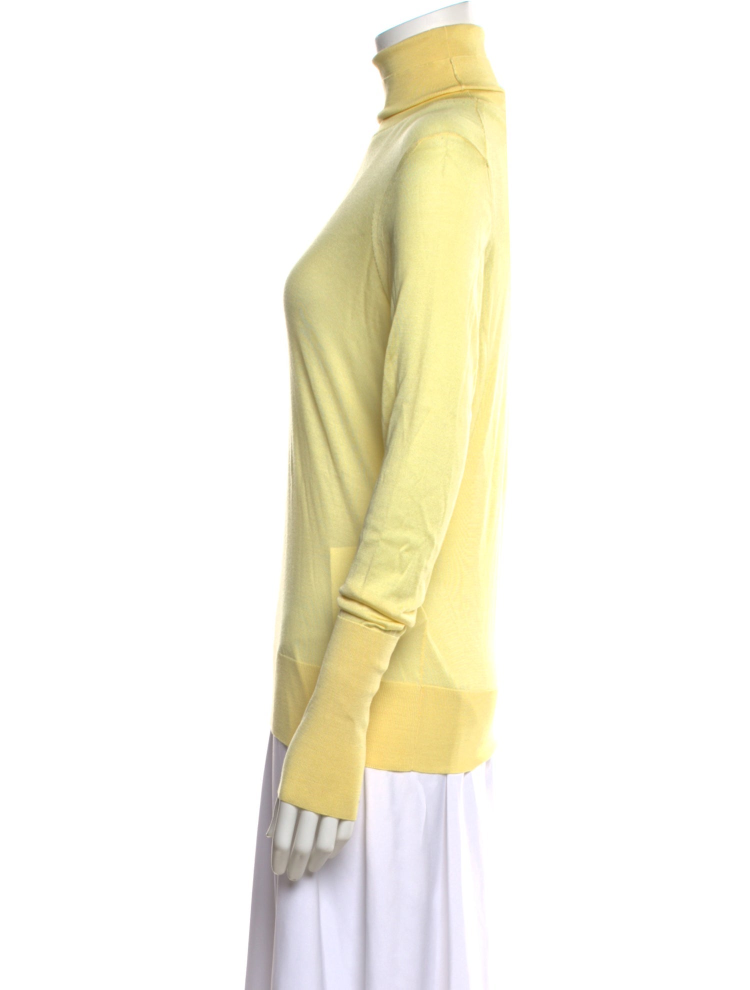 Victoria Beckham Silk Turtleneck Sweater