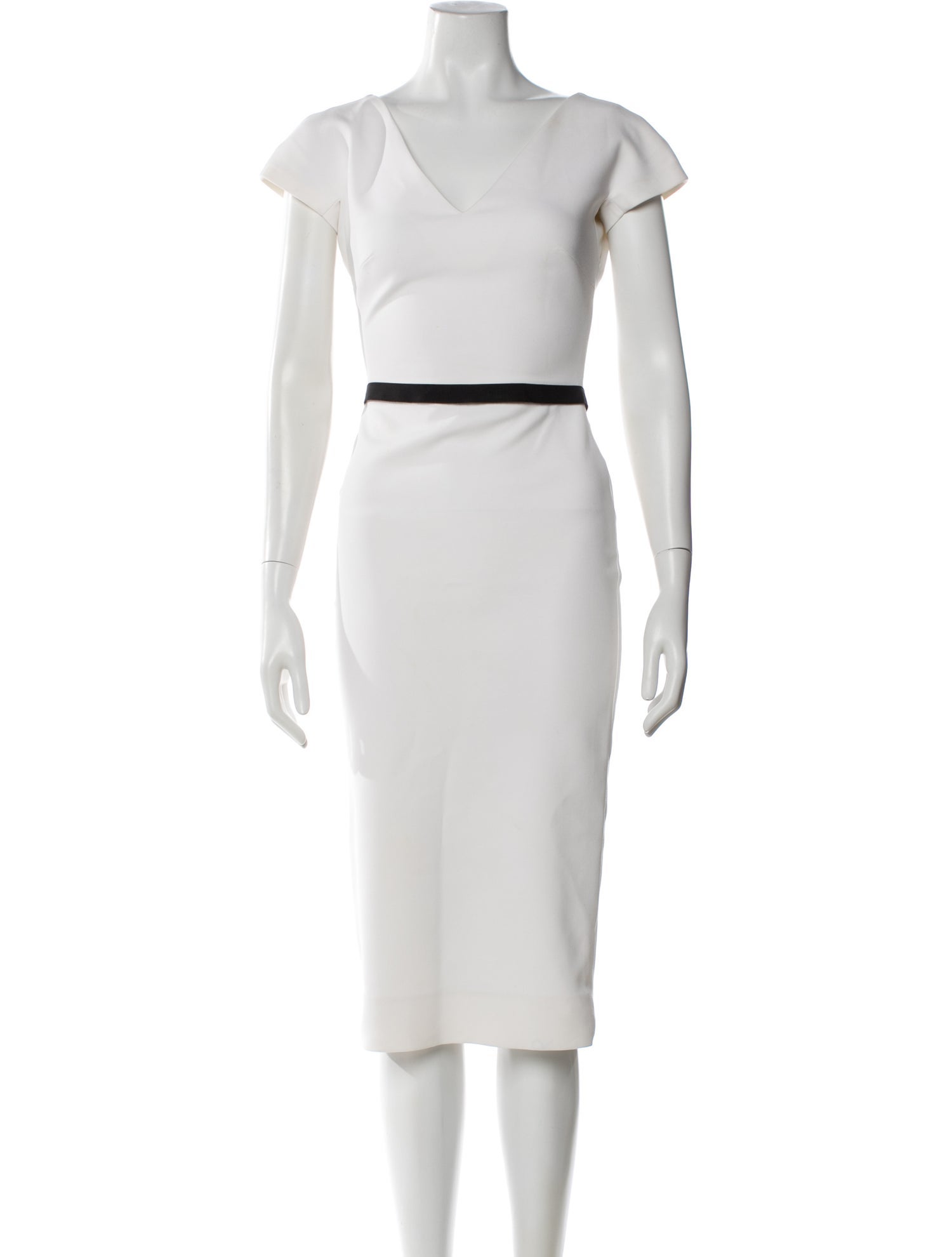 white victoria beckham dress Chain the pice de resistance has to be the back Victoria Beckham Wore a White