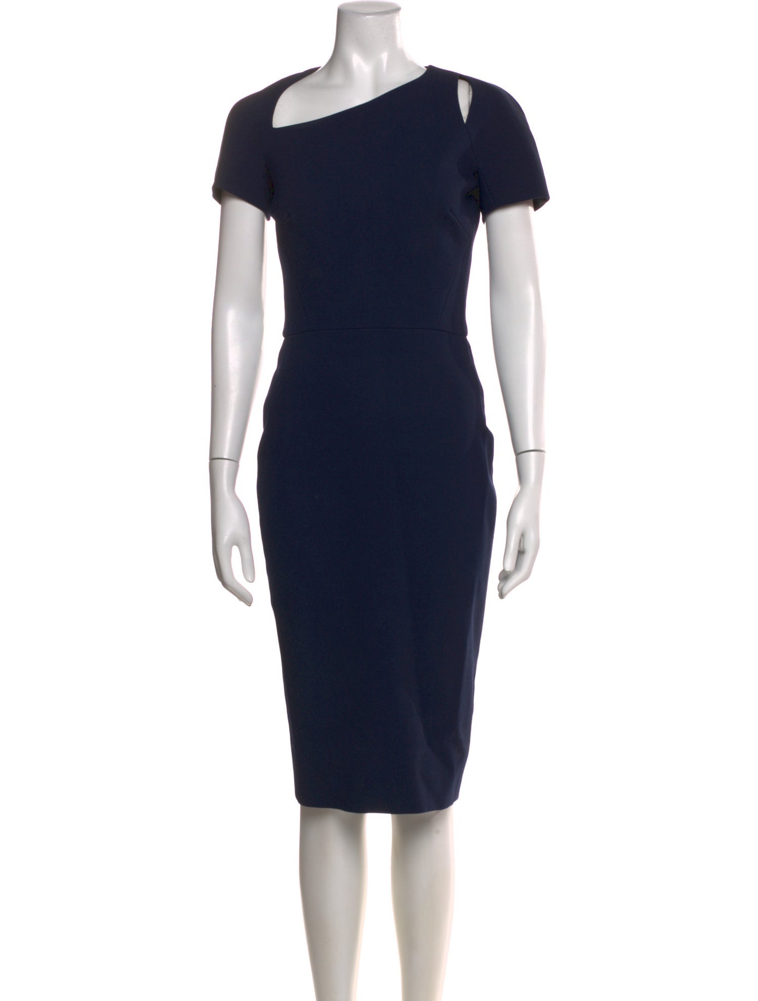 Victoria Beckham Wool Knee-Length Dress