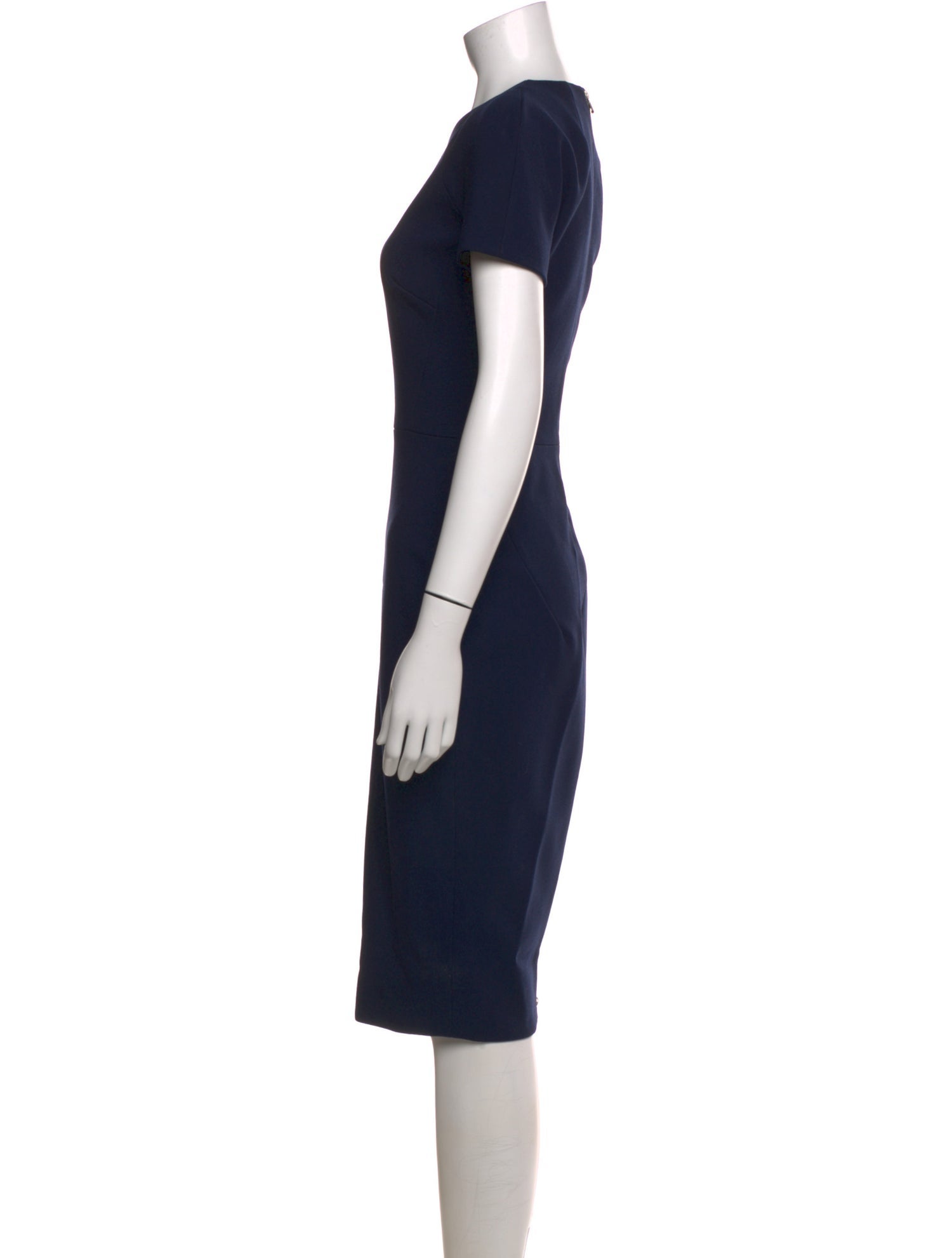 Victoria Beckham Wool Knee-Length Dress