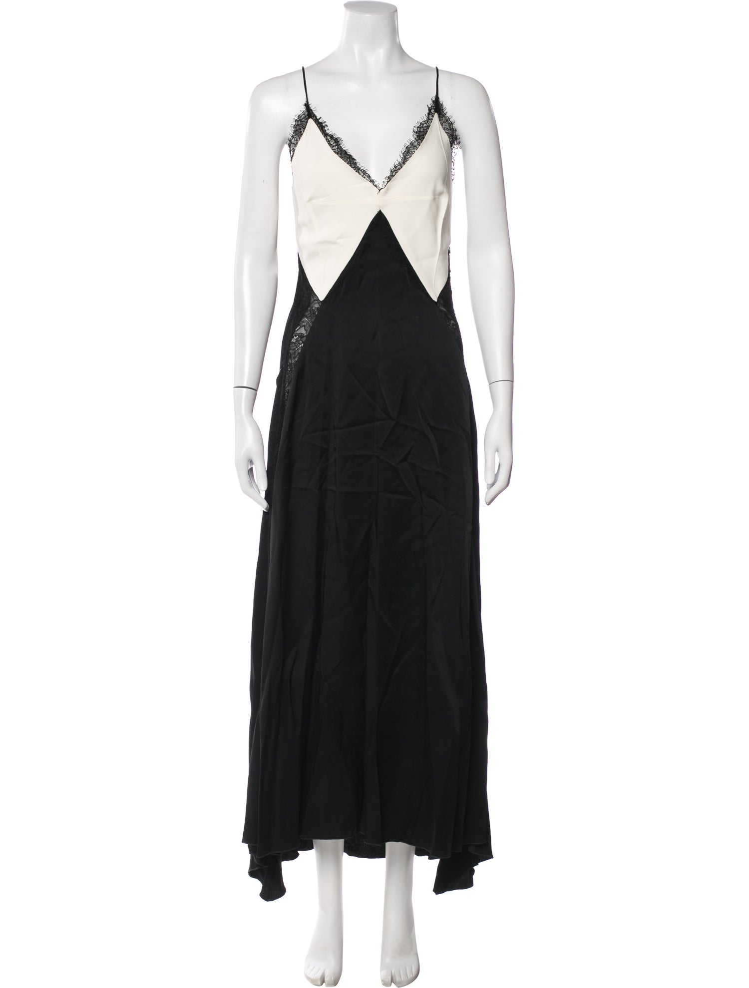 Victoria Beckham Lace Pattern Long Dress w/ Tags