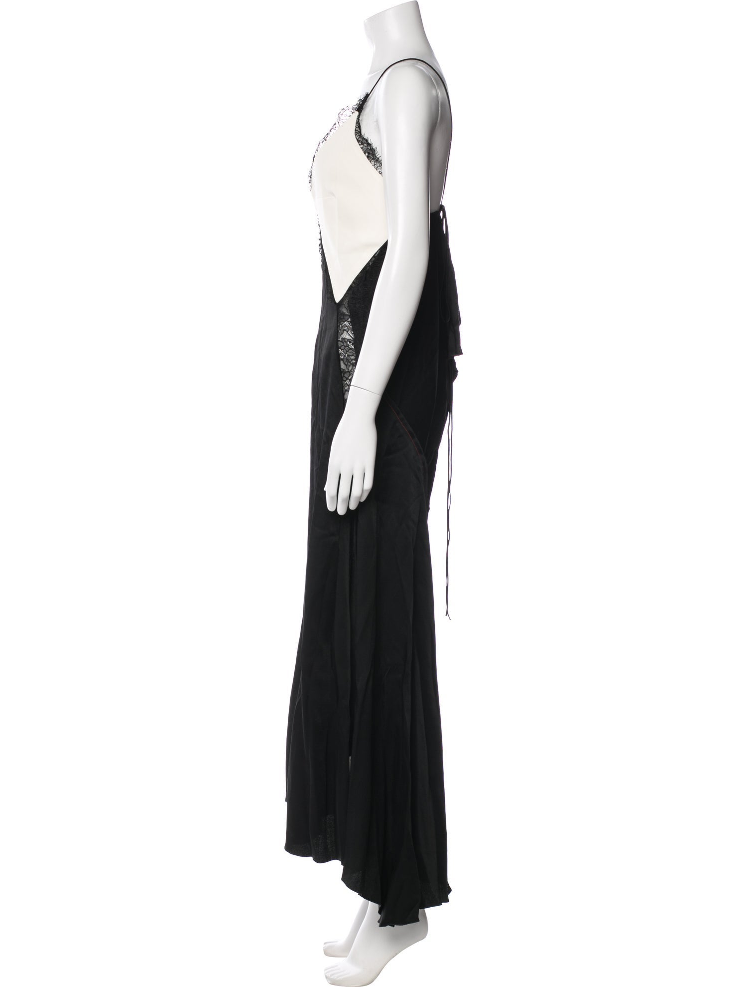 Victoria Beckham Lace Pattern Long Dress w/ Tags