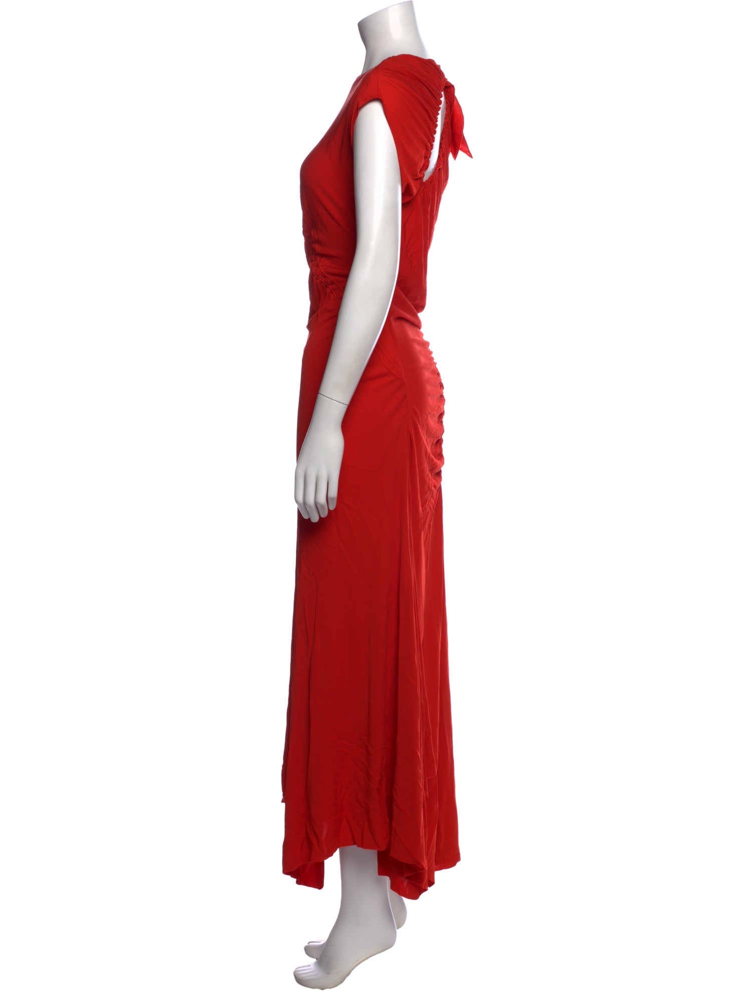 khaki cocktail dress Aralisse | Satin Cowl-Neck Maxi Miluxas Womens Plus Size ankara_wedding_guest 153cm This style sits Size:S/P
