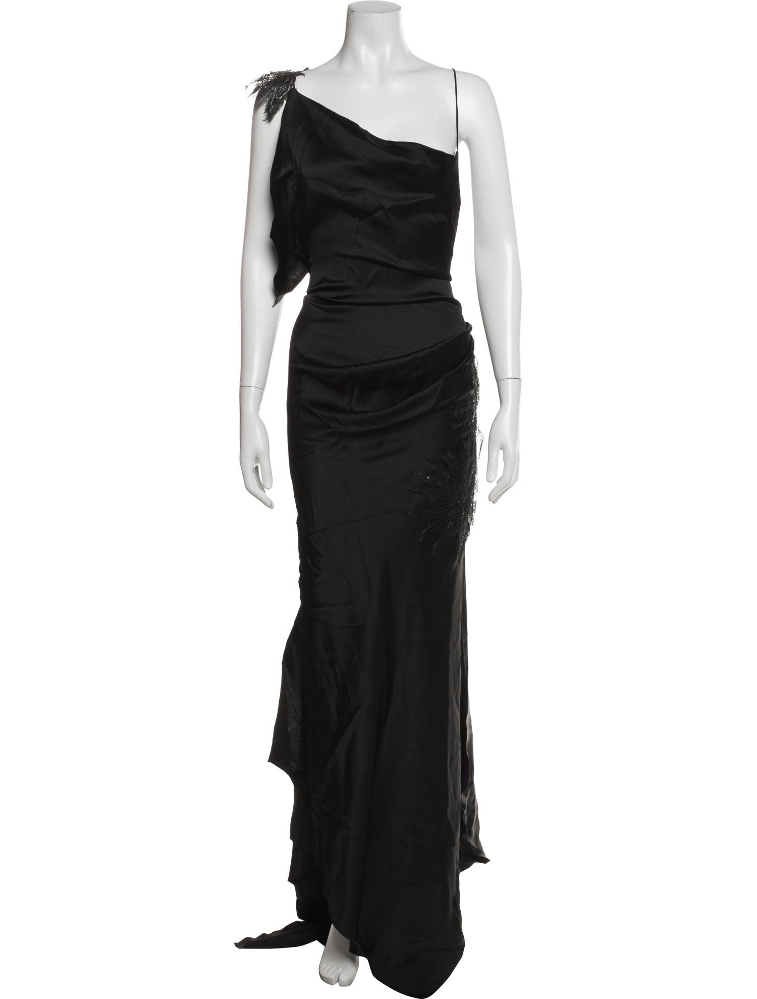Victoria Beckham One-Shoulder Long Dress