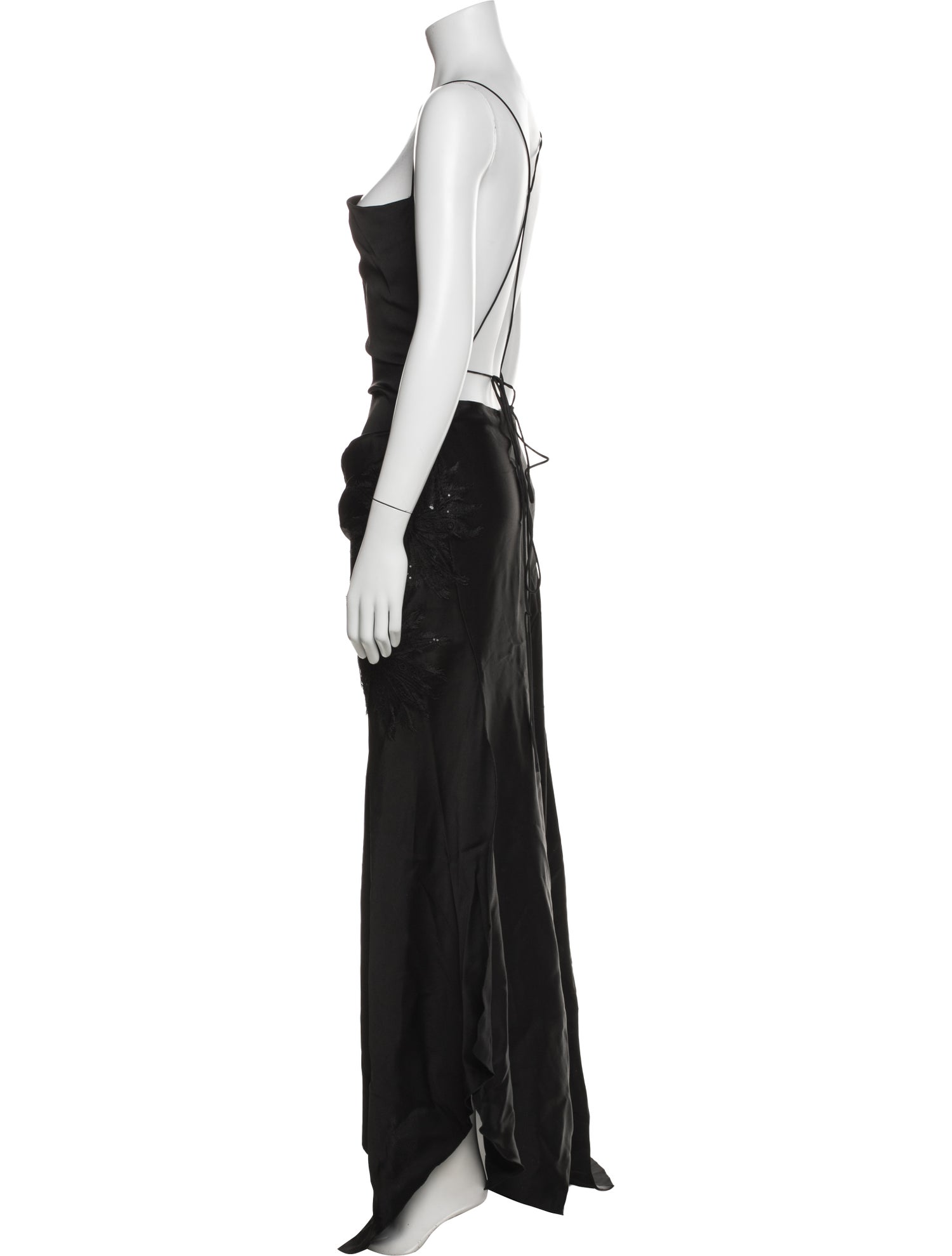 Victoria Beckham One-Shoulder Long Dress