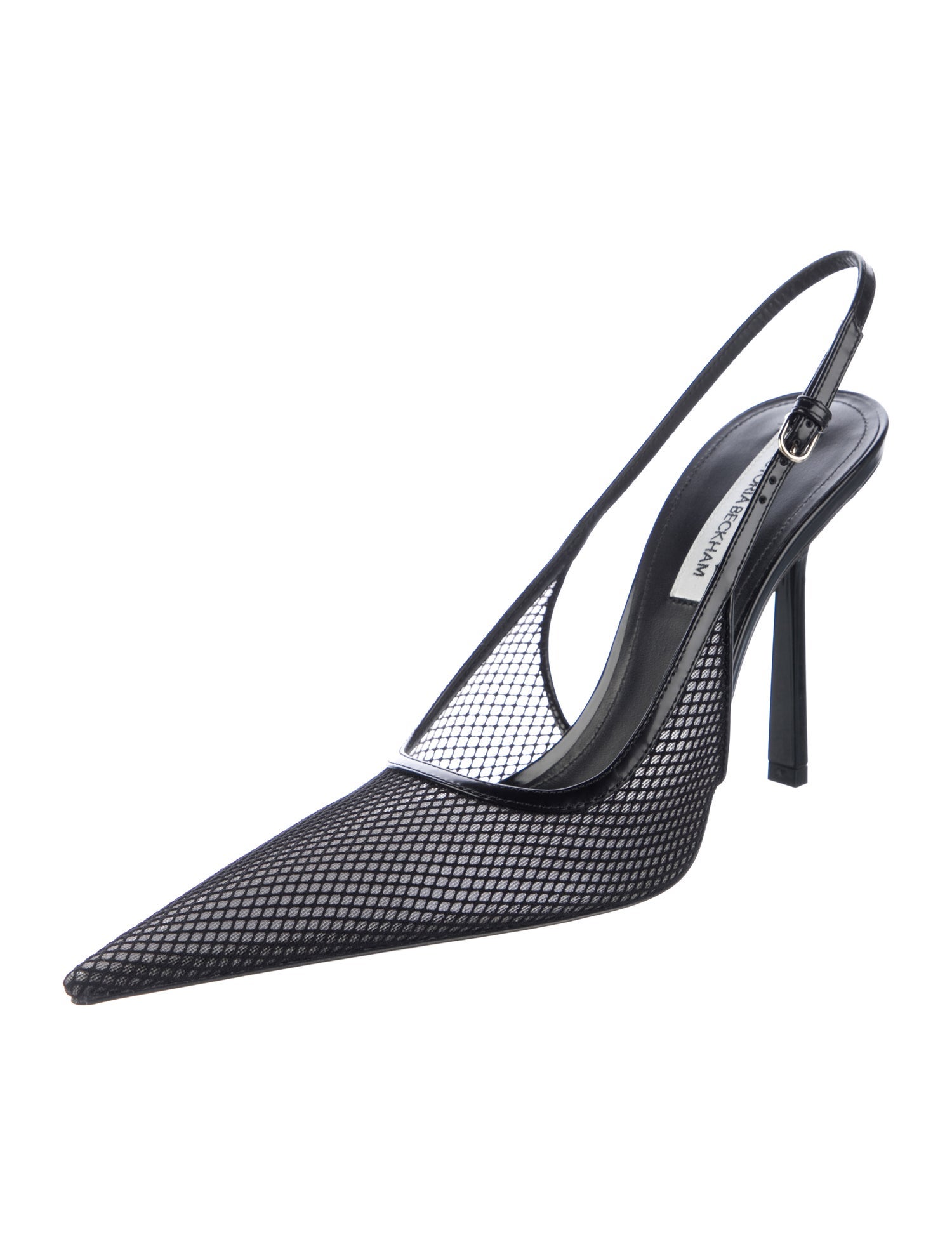 Victoria Beckham Mesh Slingback Pumps