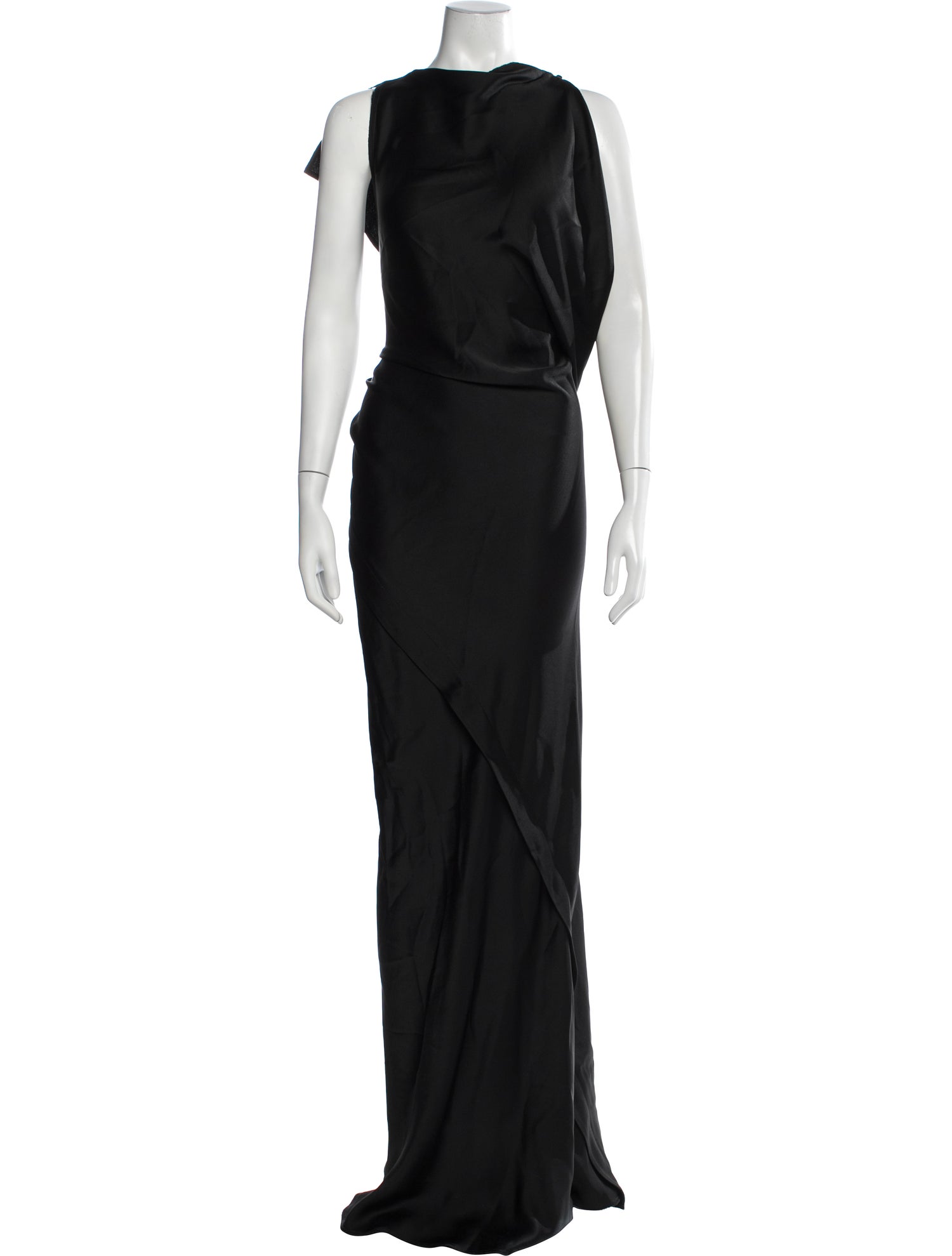 Victoria Beckham Asymmetrical Long Dress