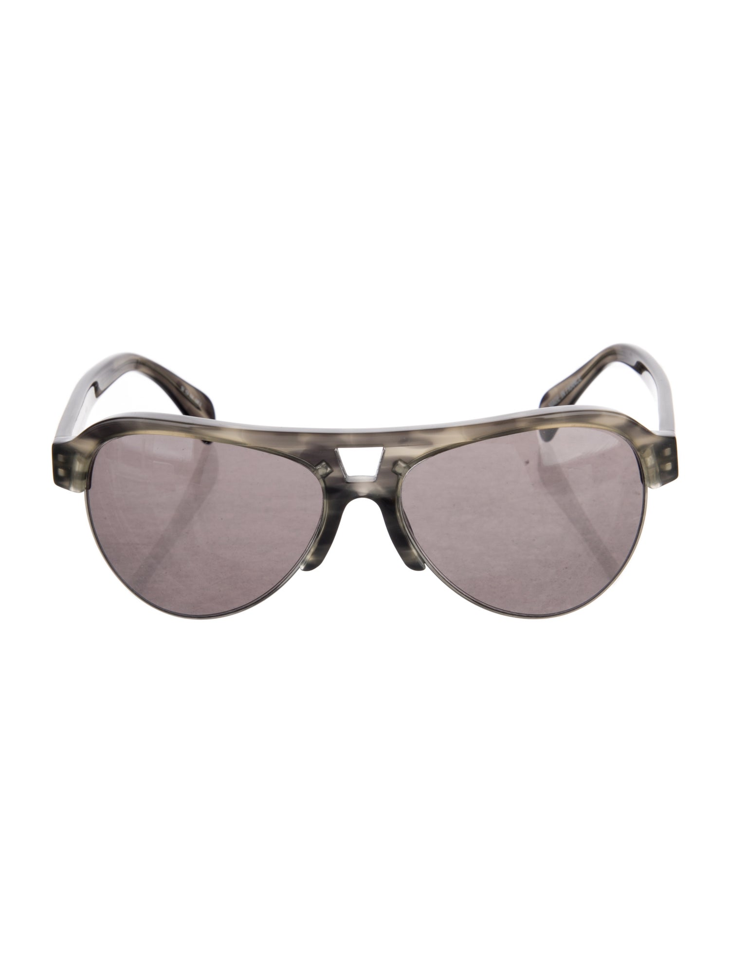 Veronique Branquinho x Linda Farrow Aviator Tinted Sunglasses w/ Tags