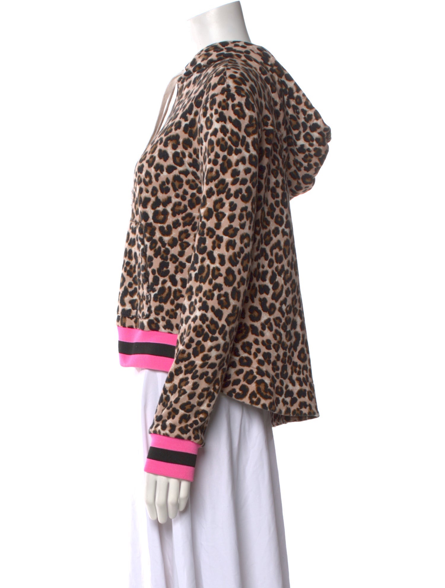 Veronica Beard x Bandier Animal Print V-Neck Sweatshirt