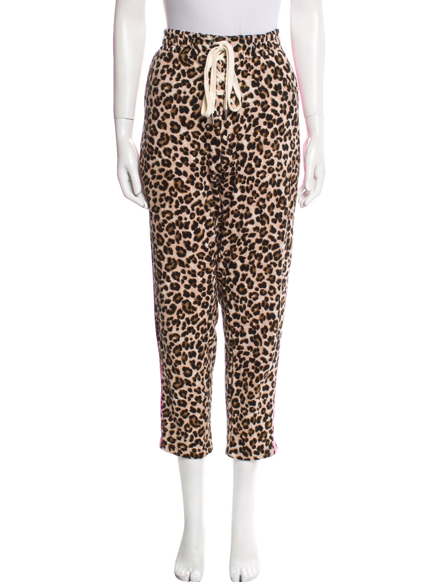Veronica Beard x Bandier Animal Print Grosgrain Trim Sweatpants
