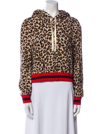 Veronica Beard x Bandier Animal Print V-Neck Sweatshirt