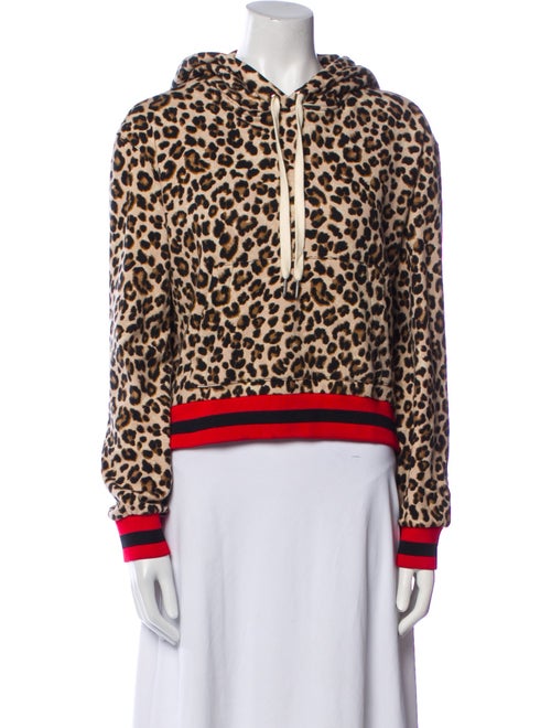 Veronica Beard x Bandier Animal Print V-Neck Sweatshirt