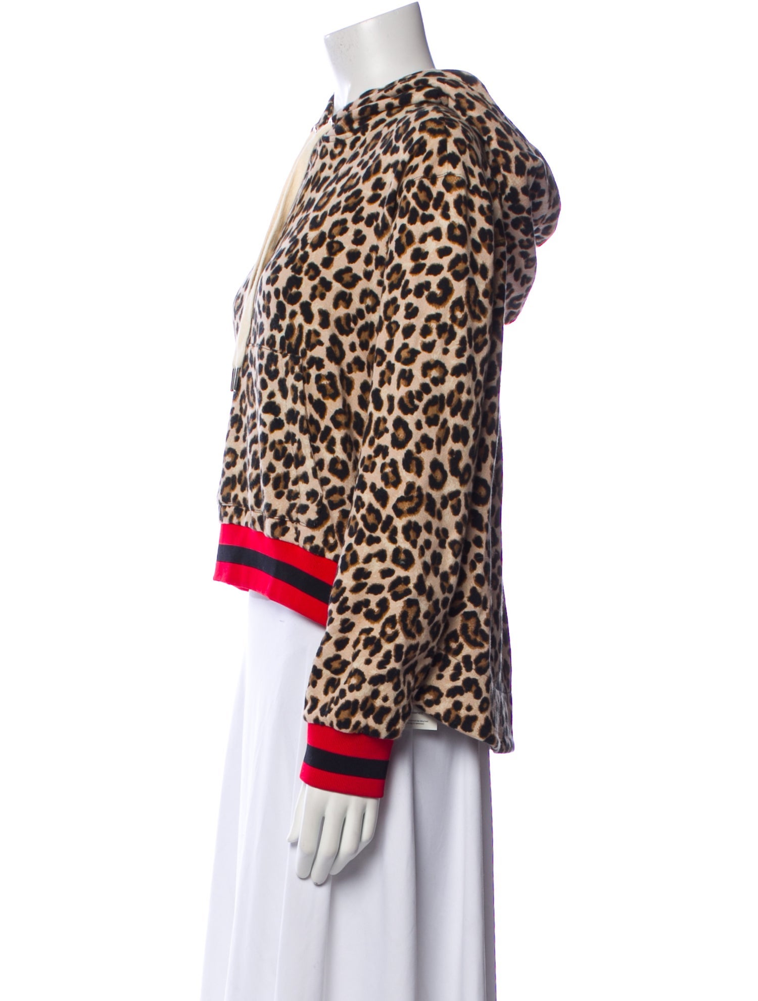 Veronica Beard x Bandier Animal Print V-Neck Sweatshirt