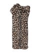 Veronica Beard x Bandier Animal Print Cowl Neck Tunic
