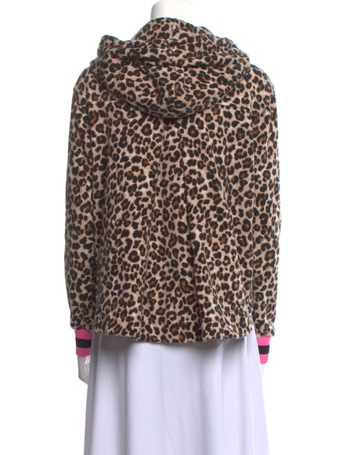 Veronica Beard x Bandier Animal Print Mock Neck Sweatshirt