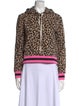 Veronica Beard x Bandier Animal Print Crew Neck Sweatshirt