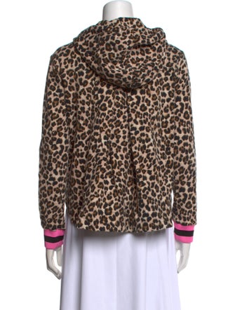 Veronica Beard x Bandier Animal Print Crew Neck Sweatshirt