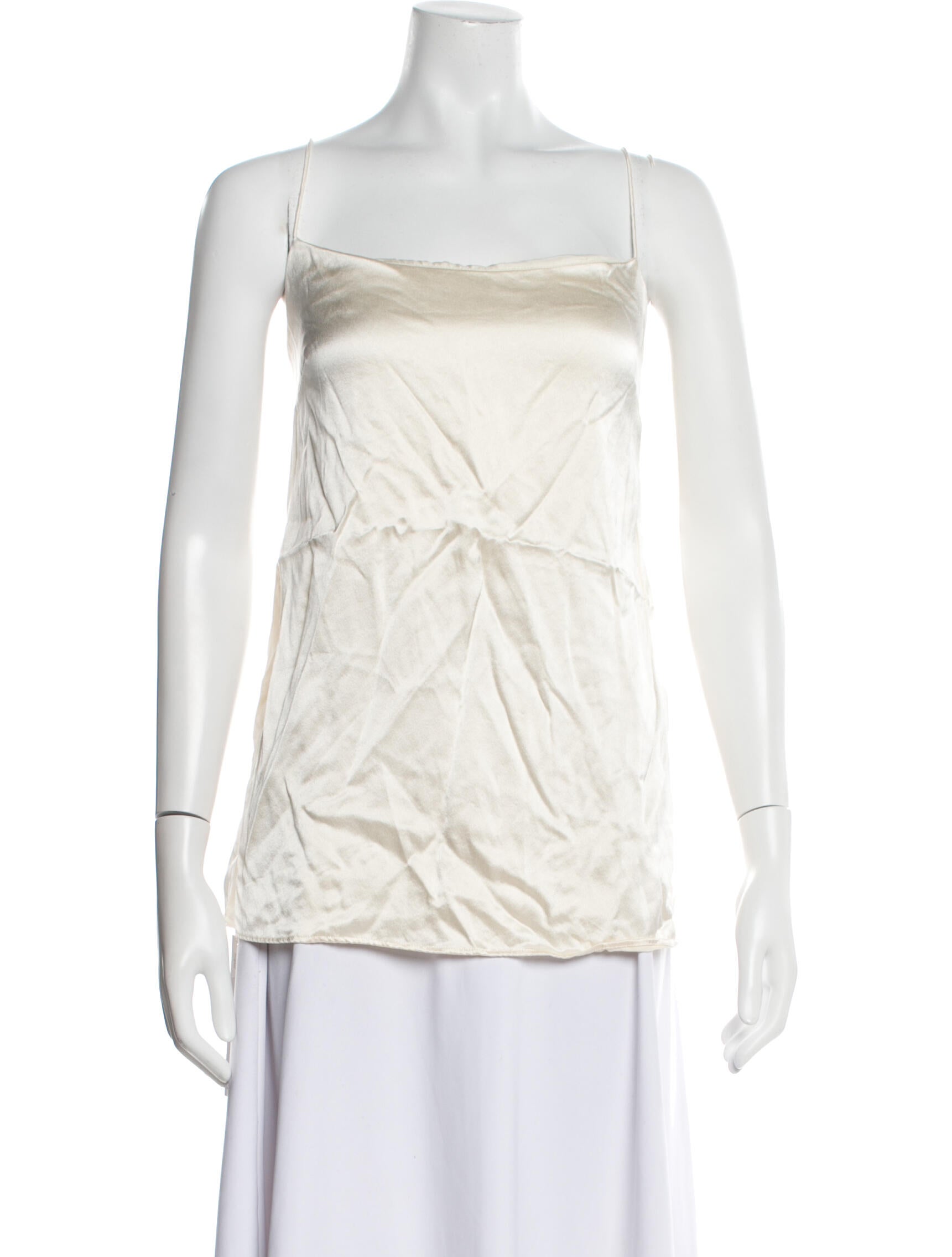 Heirlome Silk Square Neckline Top