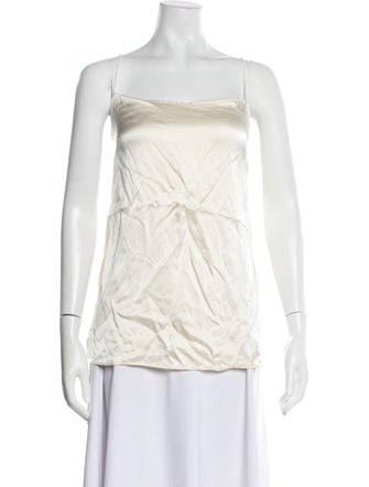 Heirlome Silk Square Neckline Top