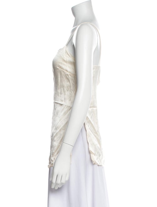 Heirlome Silk Square Neckline Top