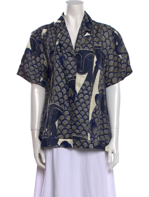 Heirlome Linen Printed Blouse