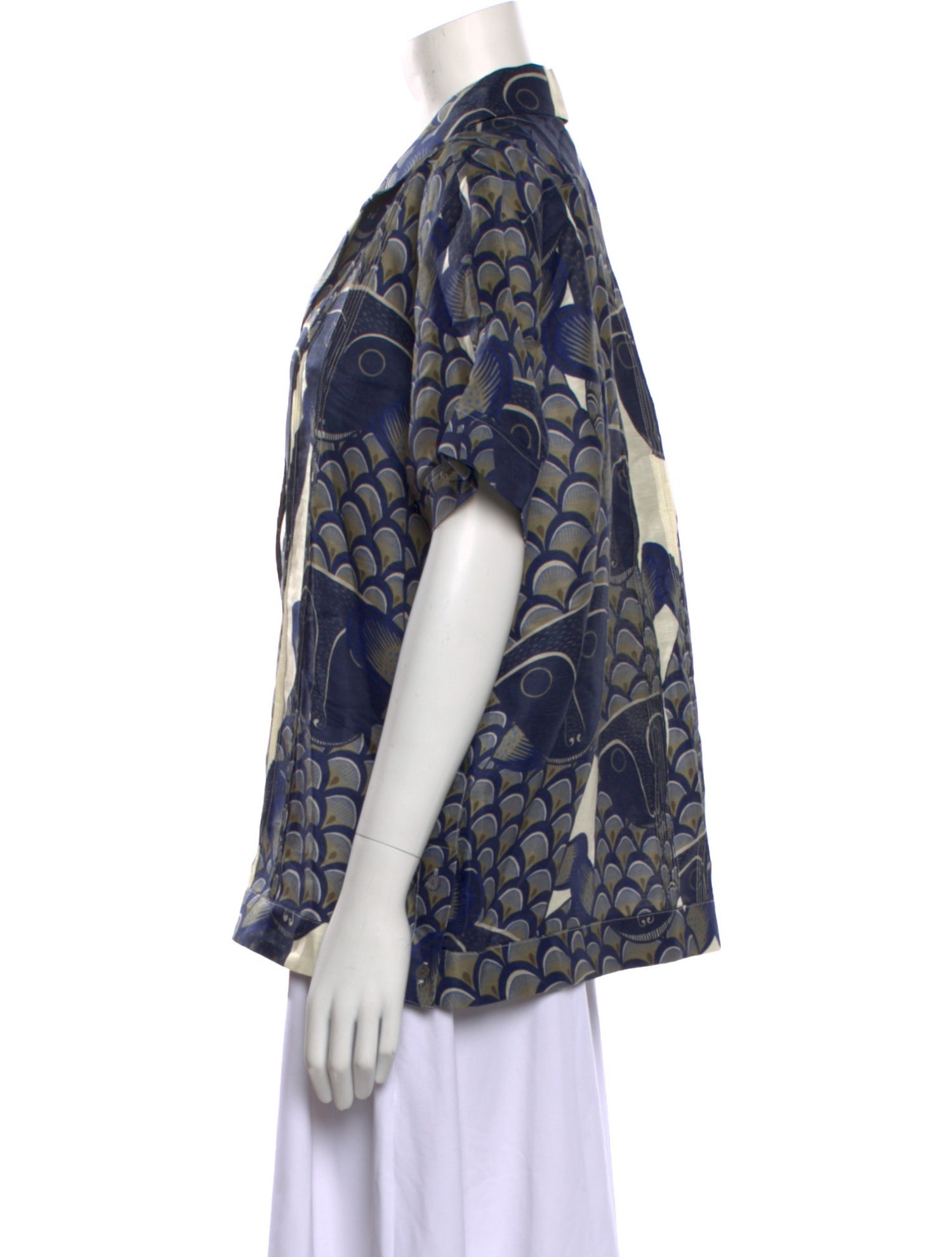 Heirlome Linen Printed Blouse