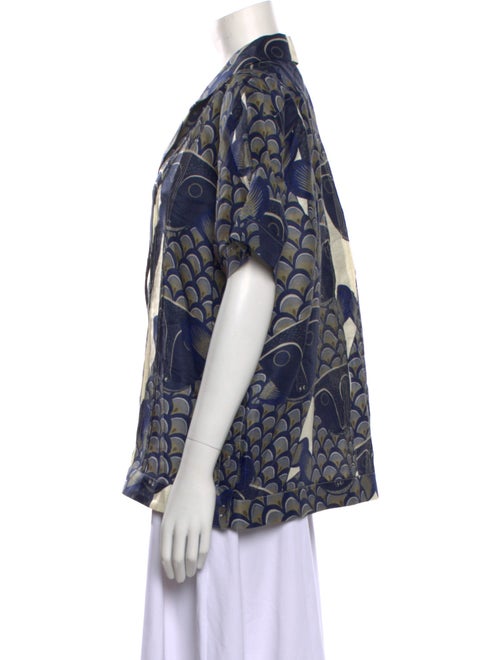 Heirlome Linen Printed Blouse