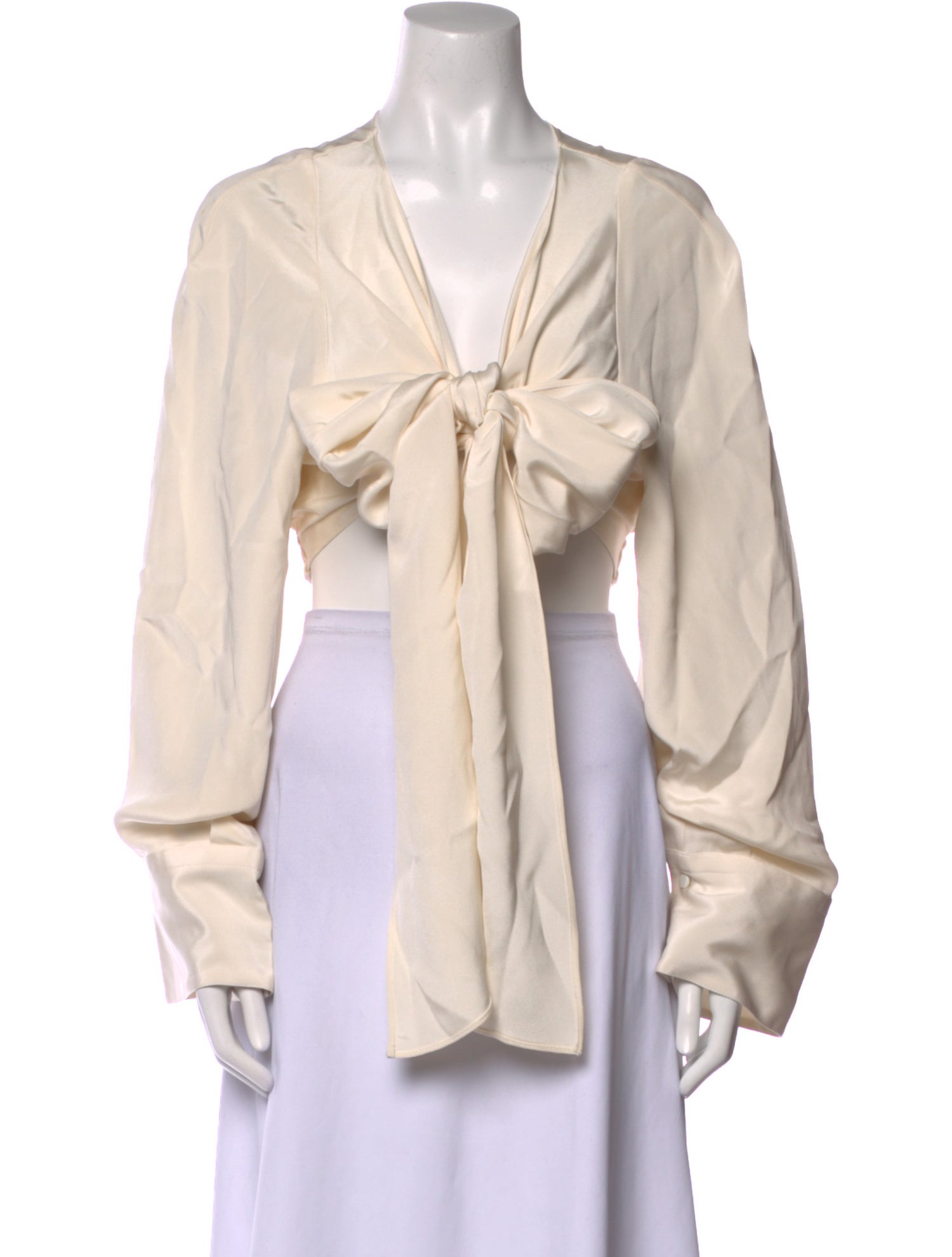 Heirlome Silk V-Neck Blouse