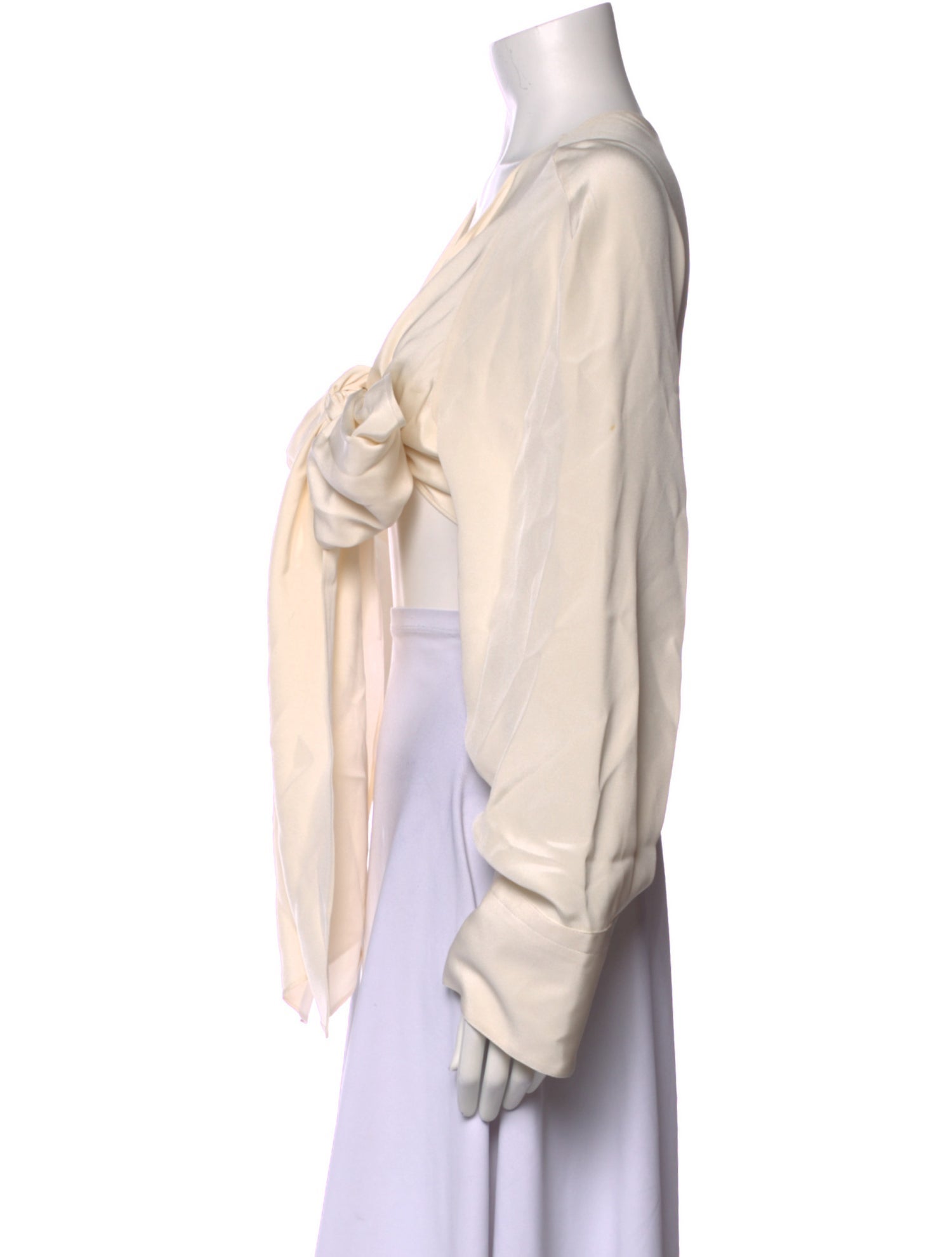 Heirlome Silk V-Neck Blouse