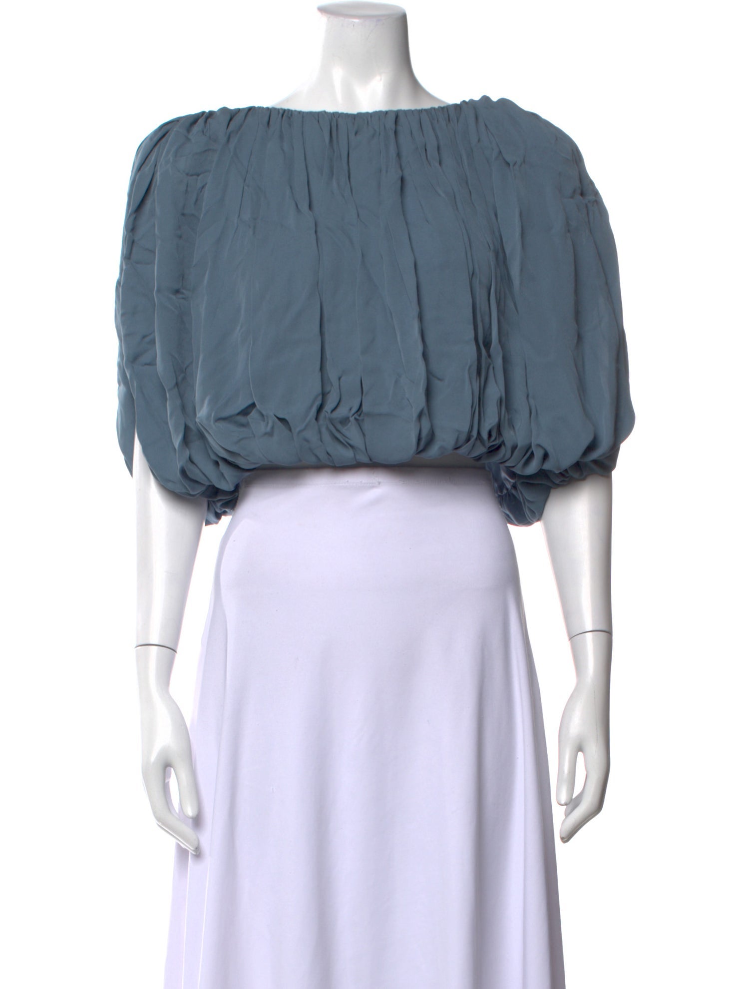 Heirlome Silk Off-The-Shoulder Top