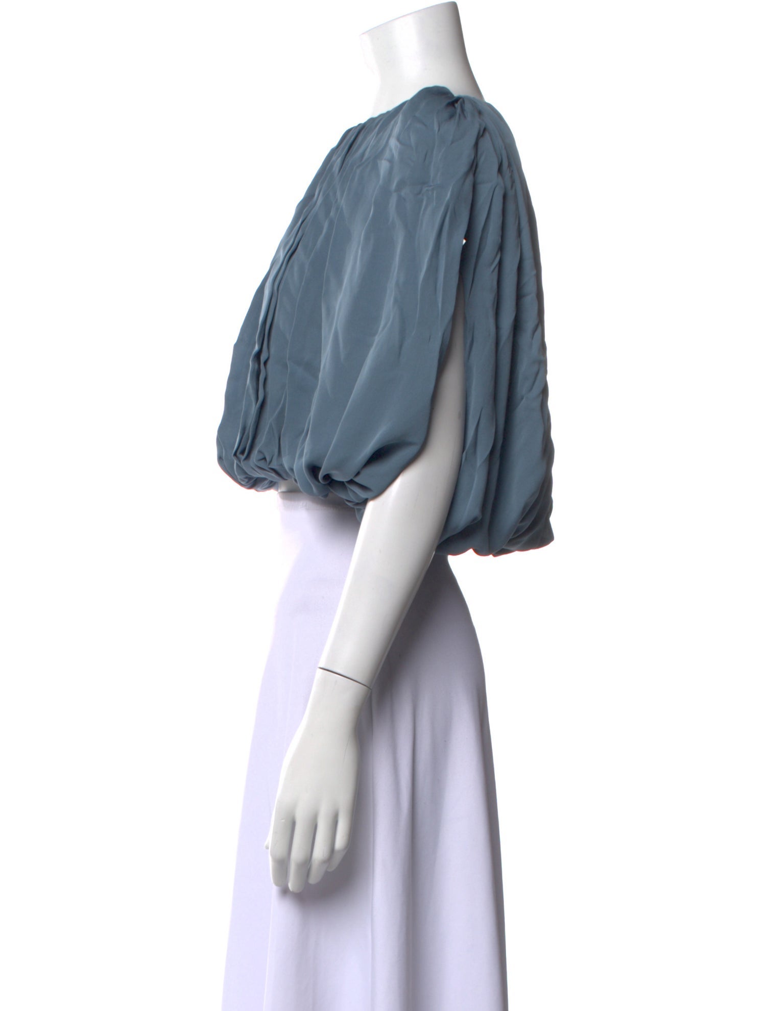 Heirlome Silk Off-The-Shoulder Top