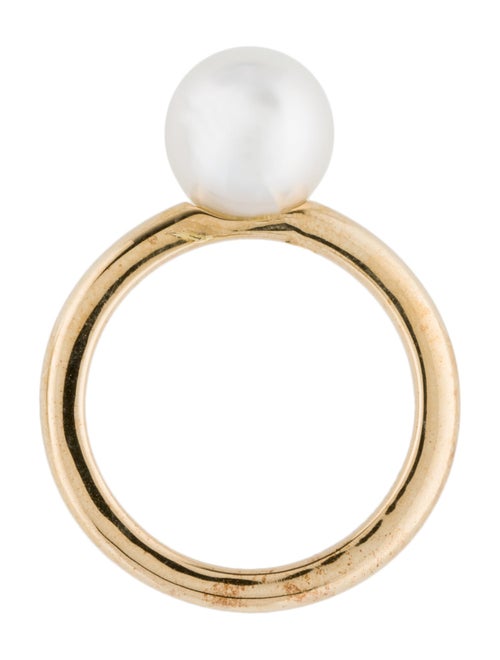 AUTORE MODA 10K Pearl Gigi Cocktail Ring