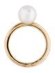 AUTORE MODA 10K Pearl Gigi Cocktail Ring