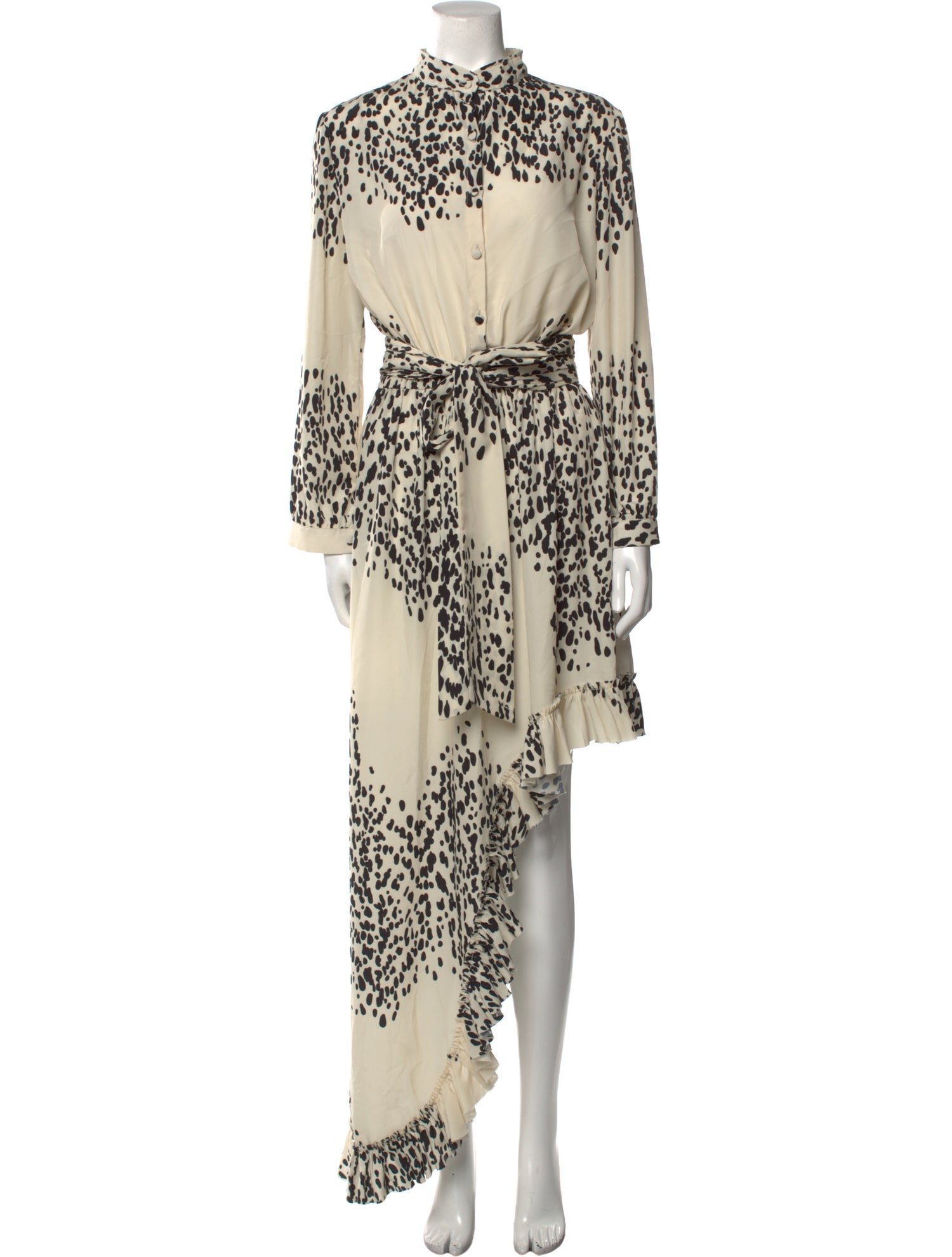 Vanda Jacintho Printed Long Dress