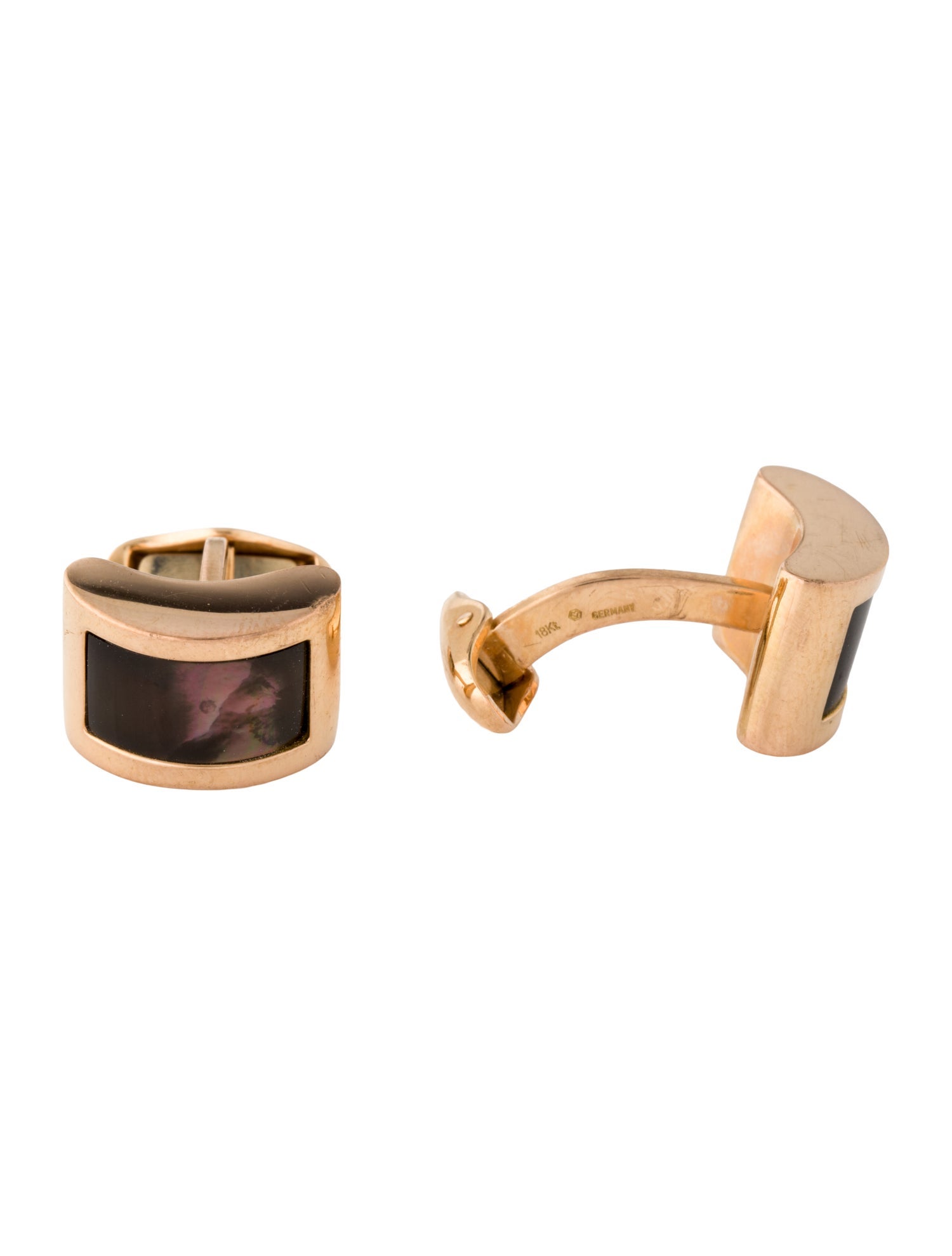 Victor Mayer 18K Mother of Pearl Cufflinks