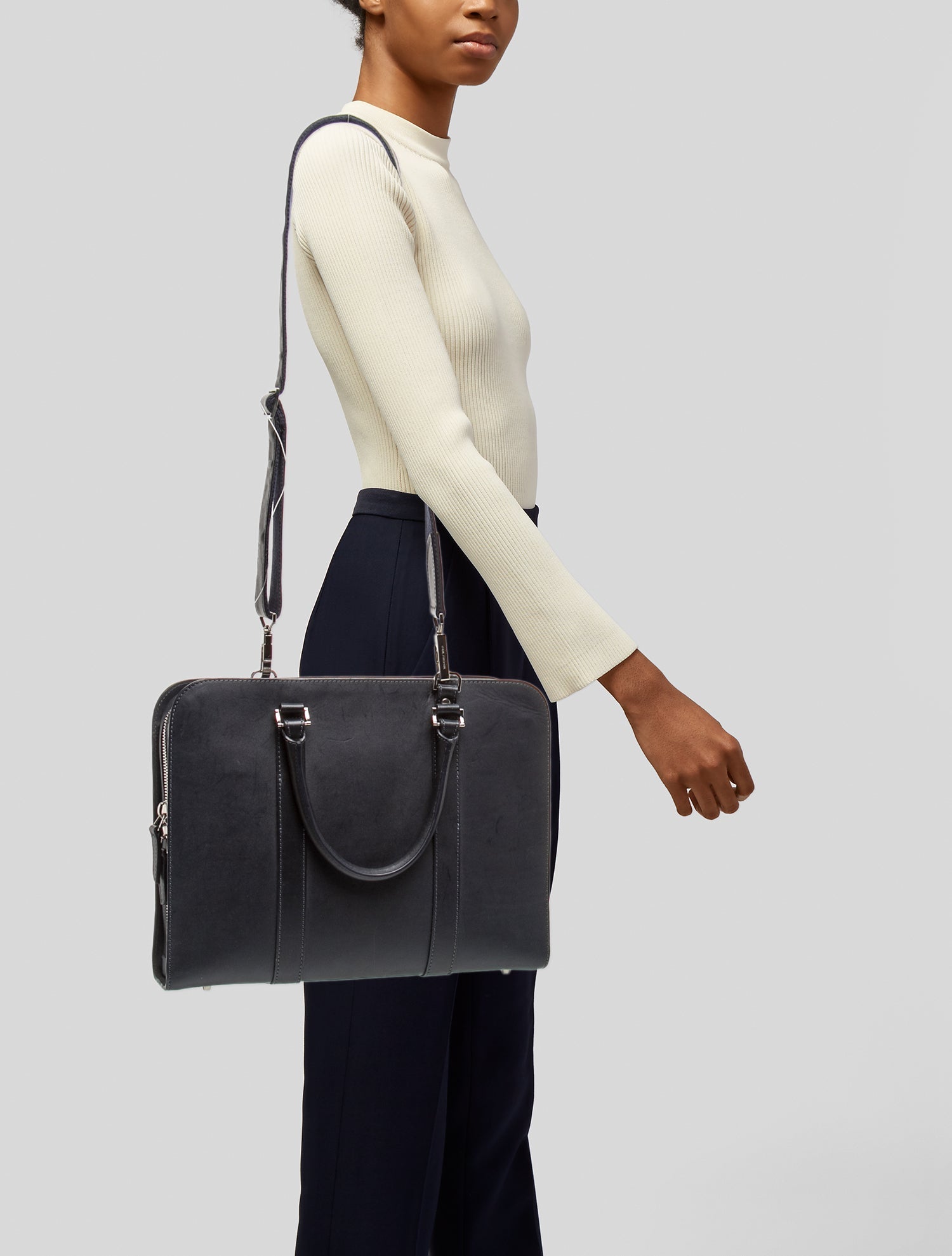 Carl Friedrik Leather Briefcase