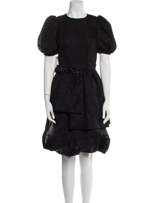 Meruert Tolegen Crew Neck Knee-Length Dress