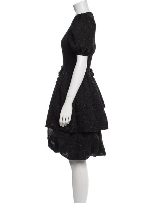 Meruert Tolegen Crew Neck Knee-Length Dress