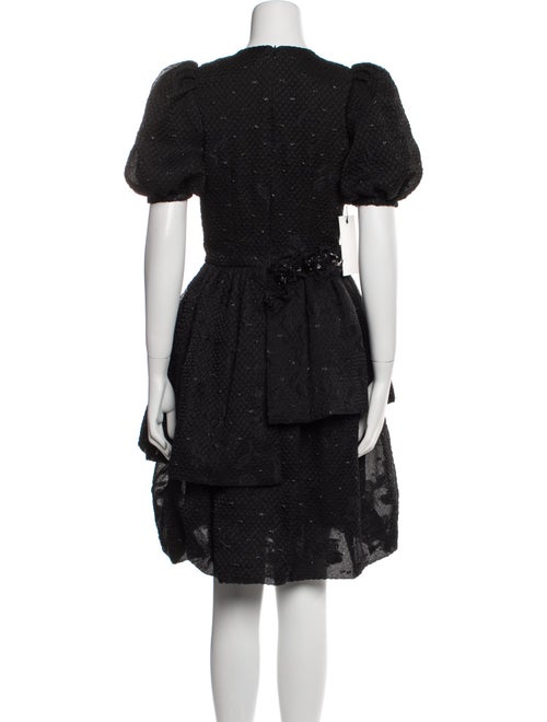 Meruert Tolegen Crew Neck Knee-Length Dress