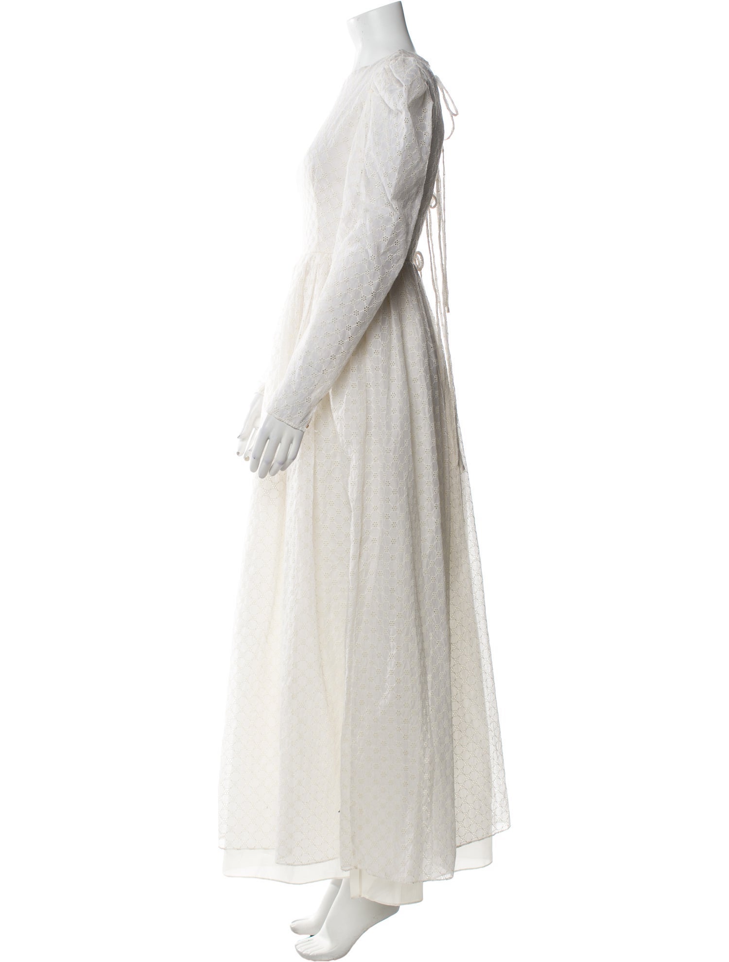 Meruert Tolegen Crew Neck Long Dress w/ Tags