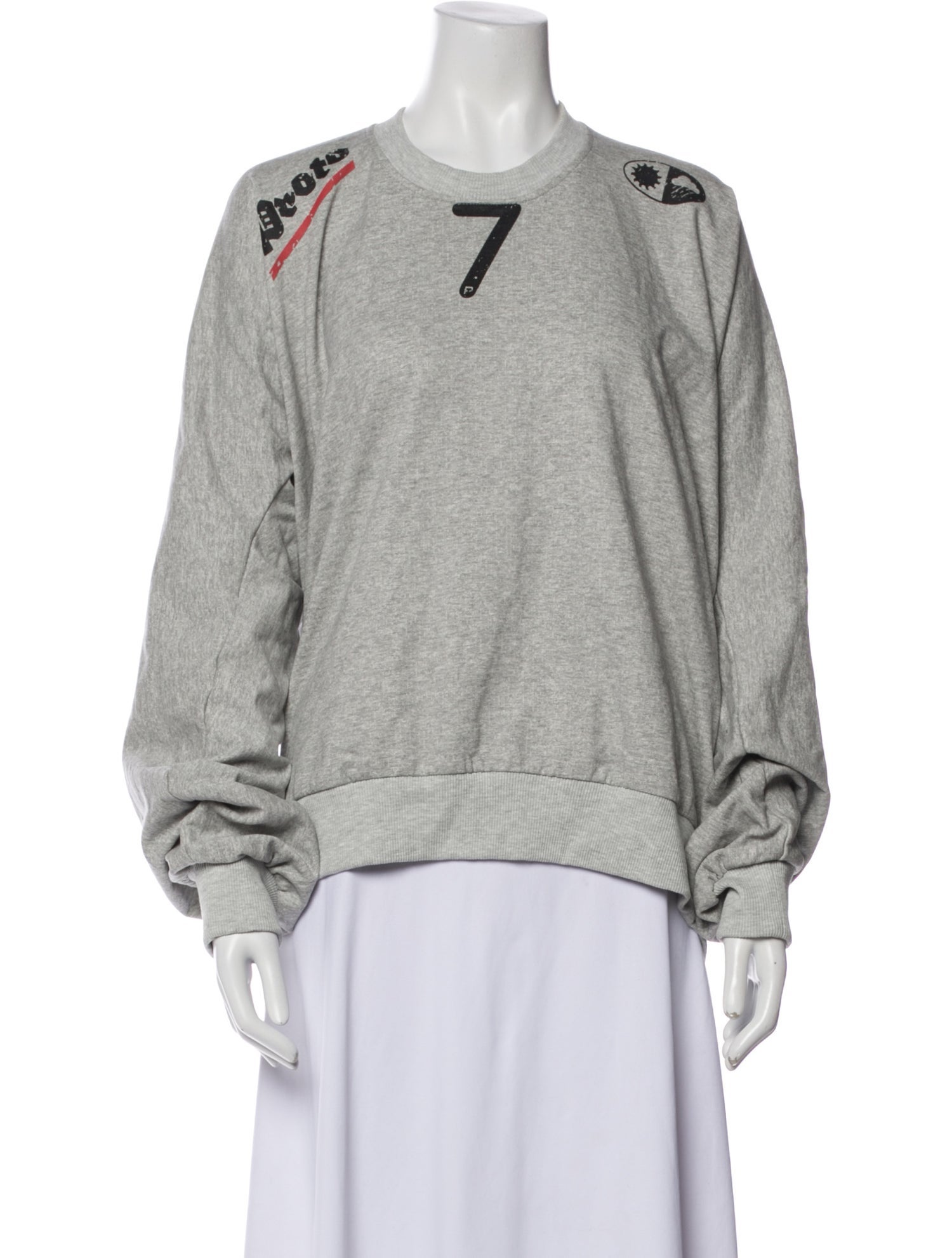 PROTOTYPES Graphic Print Crew Neck Sweatshirt w/ Tags