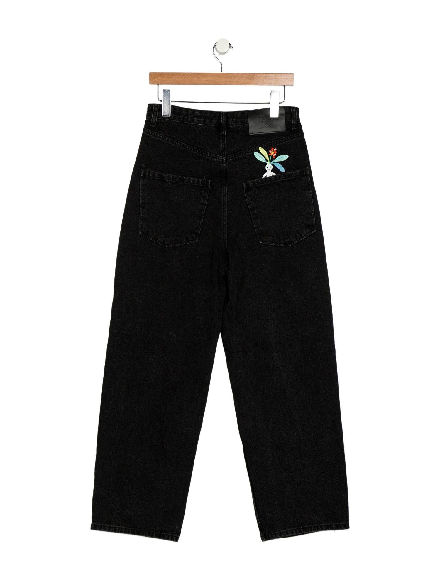 Loewe x Suna Fujita High-Rise Wide Leg Jeans