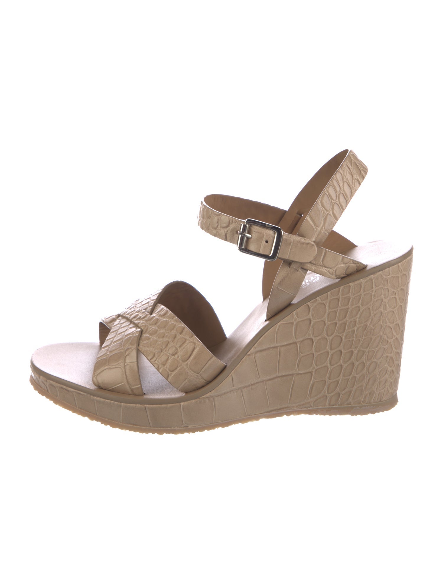 A.P.C. x Katie Holmes Leather Espadrilles