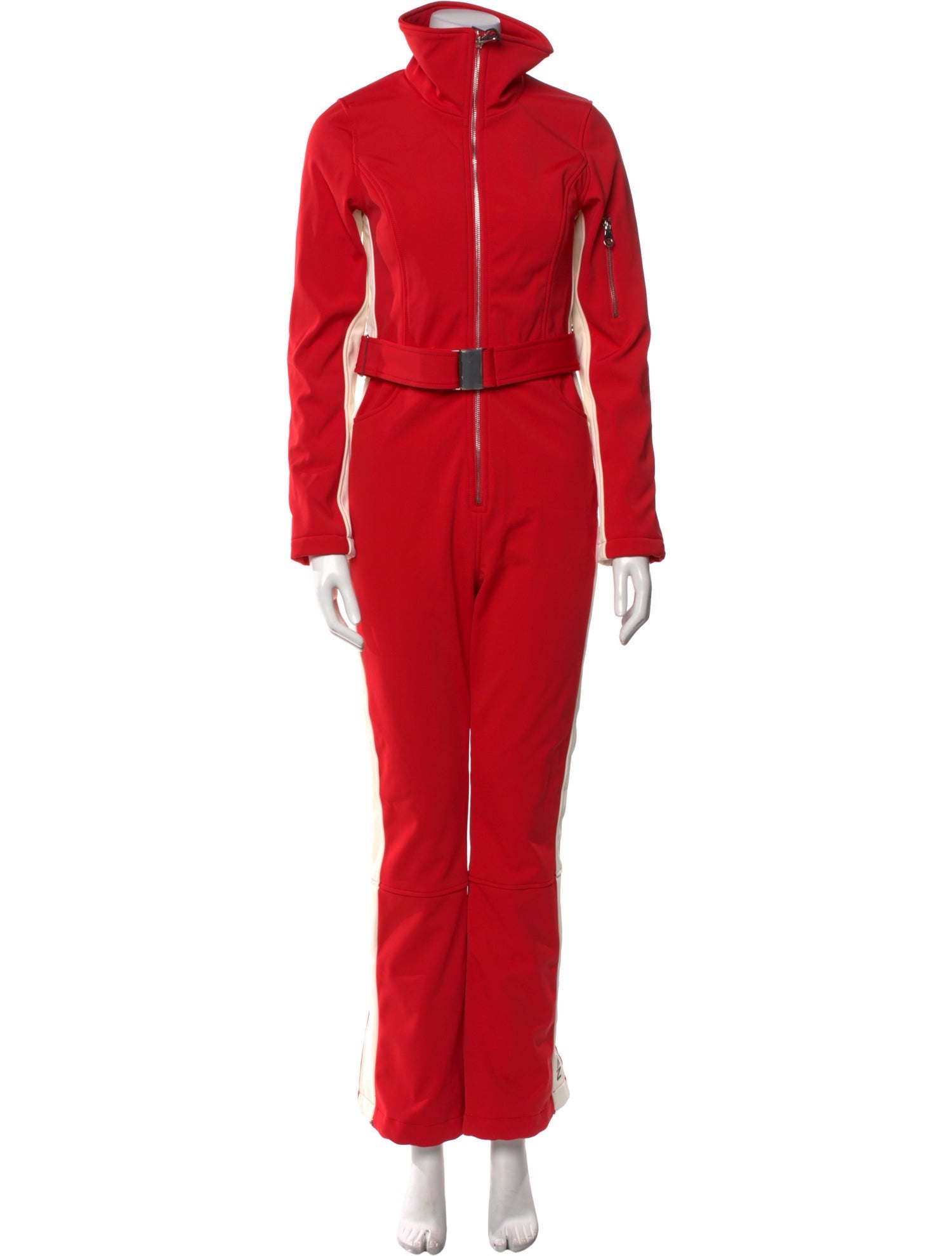 Slope Siren Nylon Mock Neck Jumpsuit