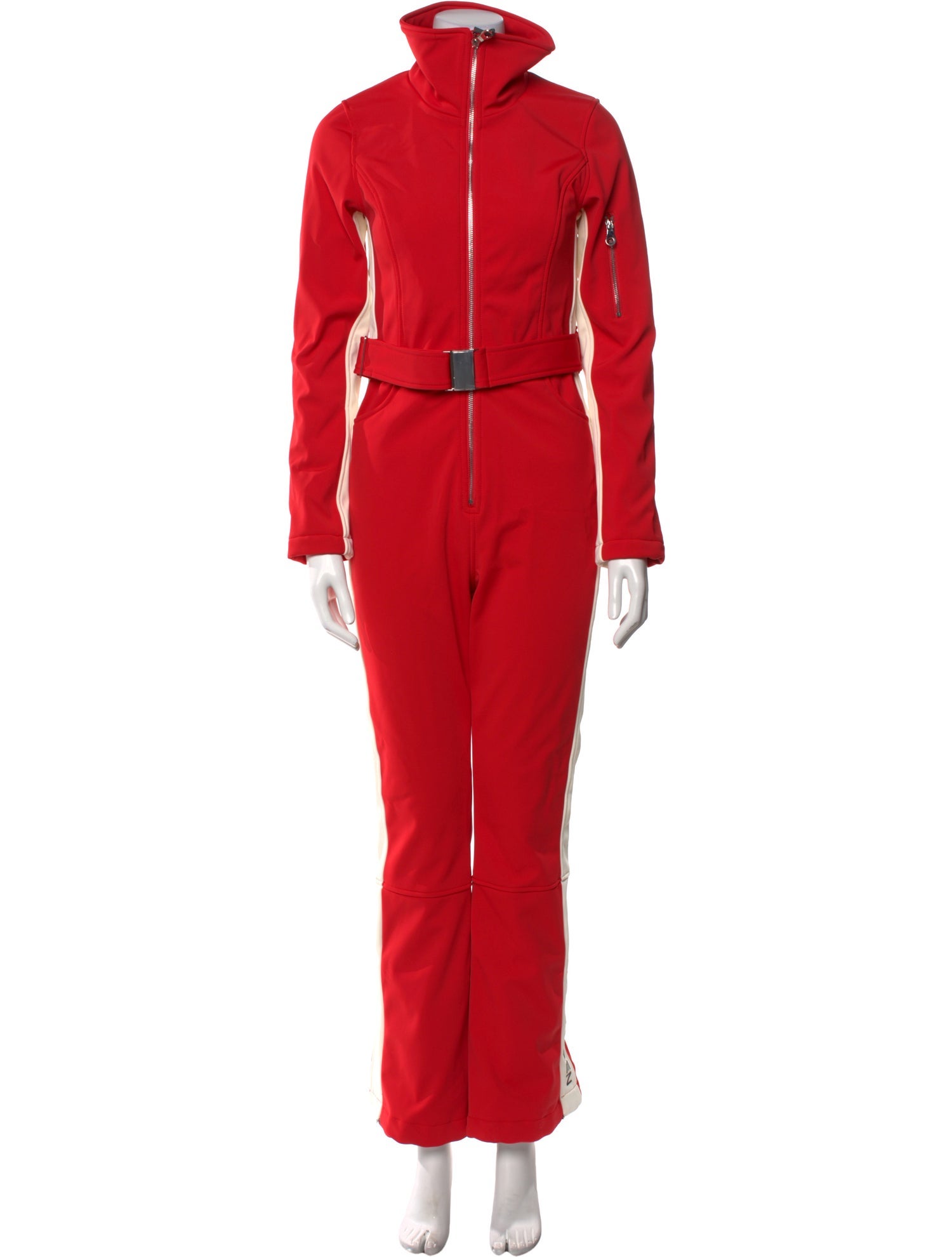 Slope Siren Nylon Mock Neck Jumpsuit