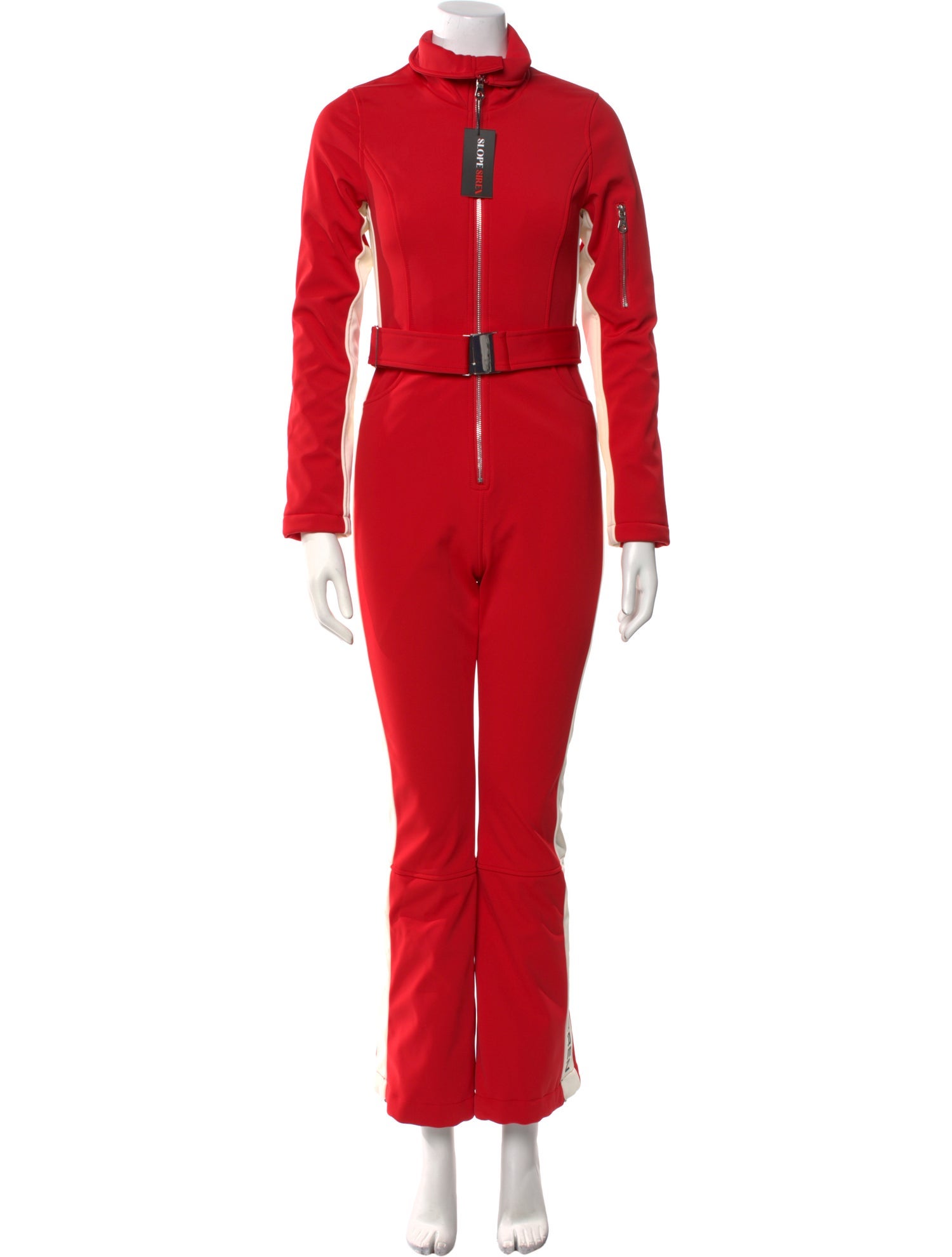 Slope Siren Nylon Mock Neck Jumpsuit