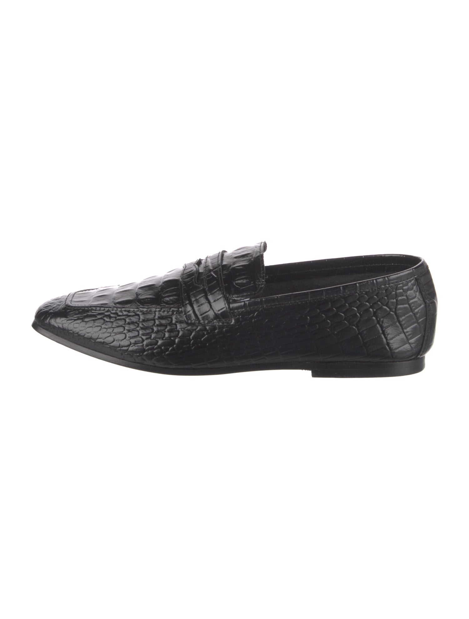 Sophique Embossed Leather Loafers