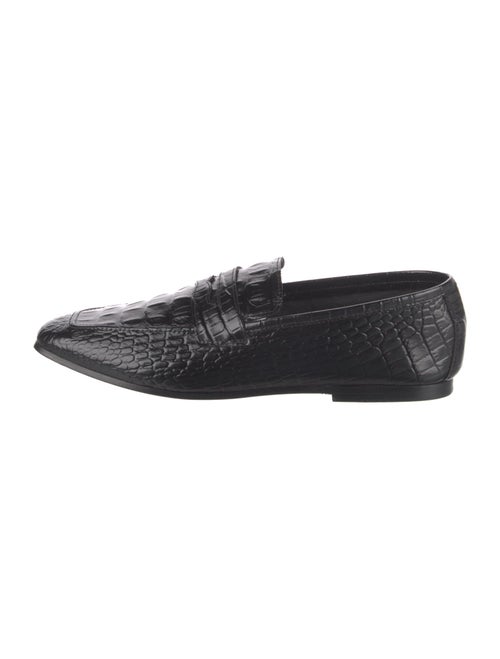 Sophique Embossed Leather Loafers