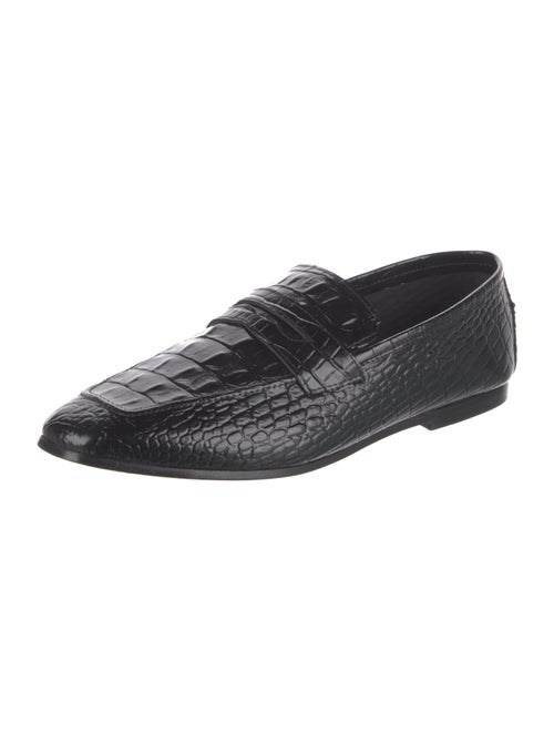 Sophique Embossed Leather Loafers